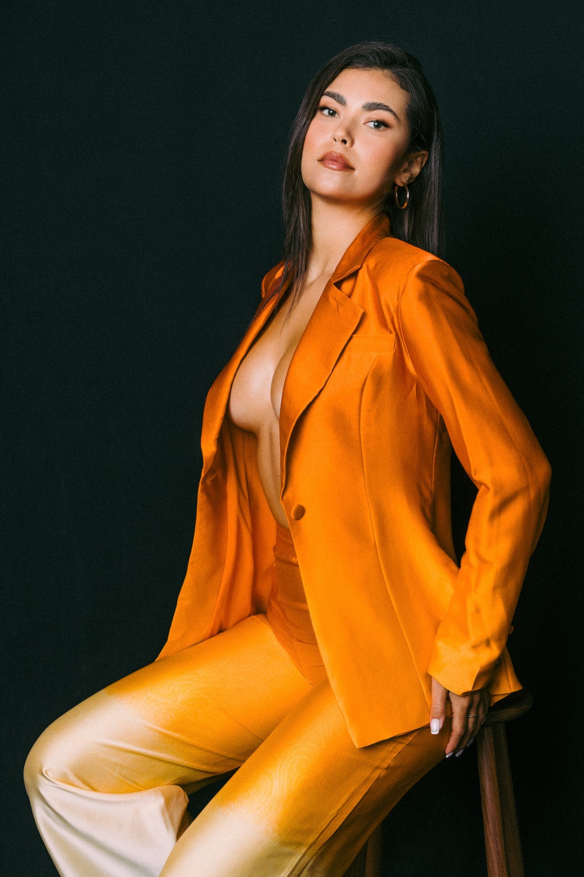 Ombre Jacket Pant Set