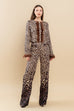 Animal Ombre Animal Ombre Print Feather Trim Jacket Pant Set for $89.99 ...