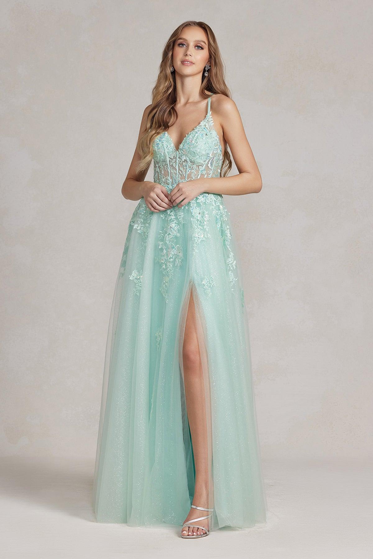 Nox Anabel T1081 Long Sexy A Line Prom Dress Lilac