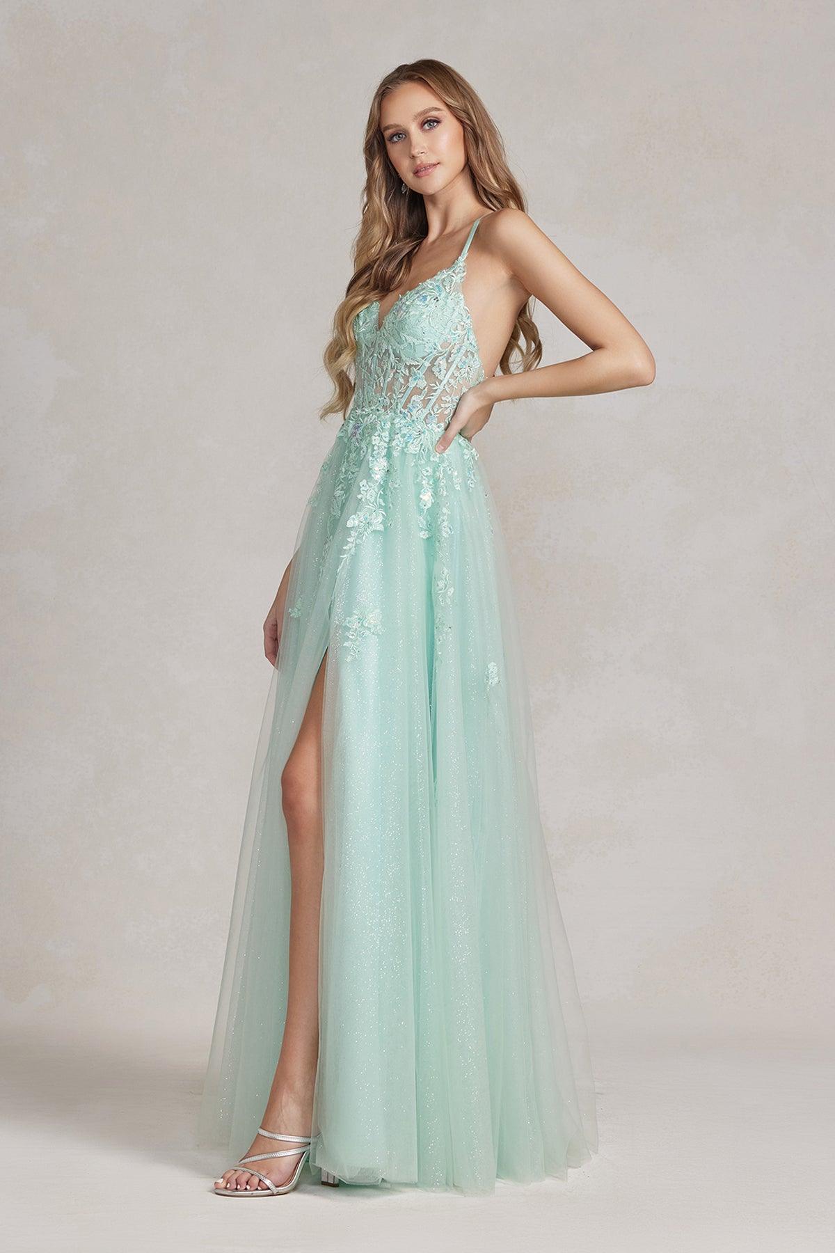 Nox Anabel T1081 Long Sexy A Line Prom Dress Lilac