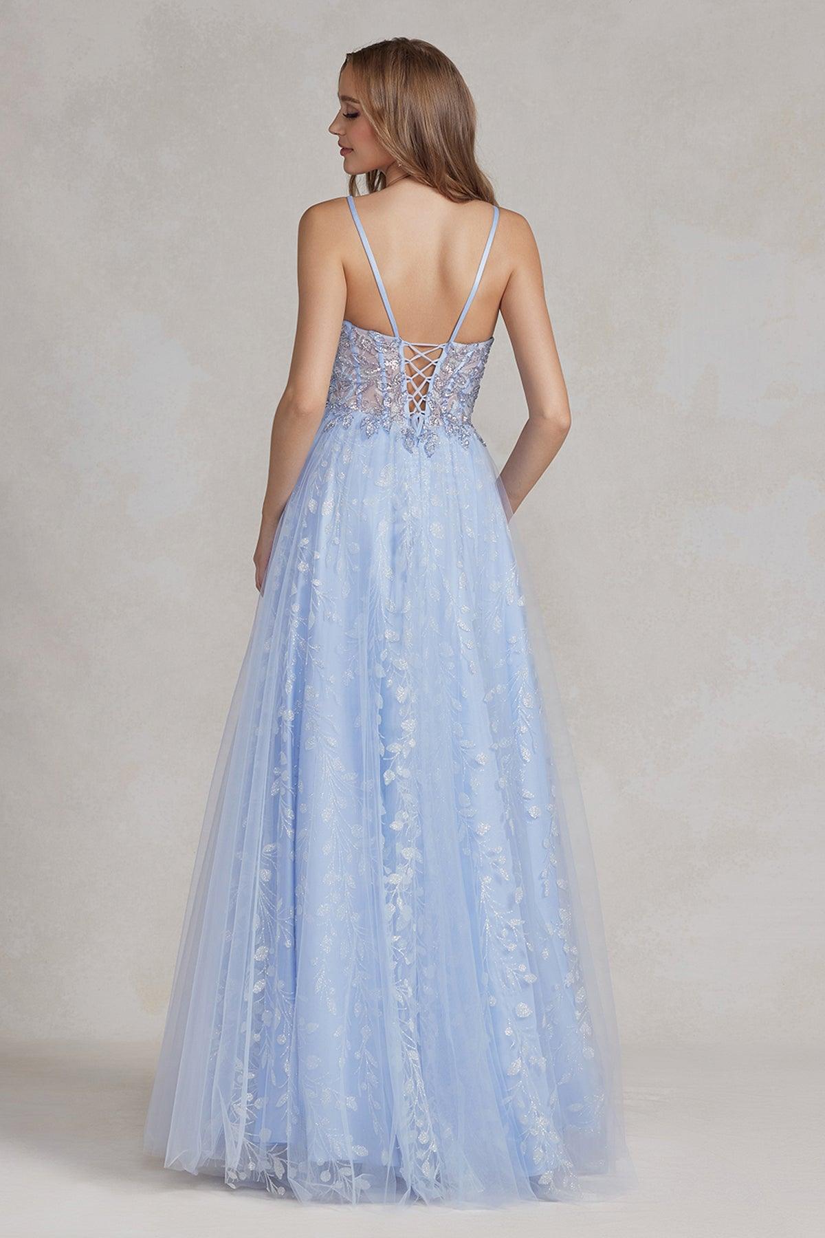 Nox Anabel T1084 Long Prom Dress Ball Gown Periwinkle