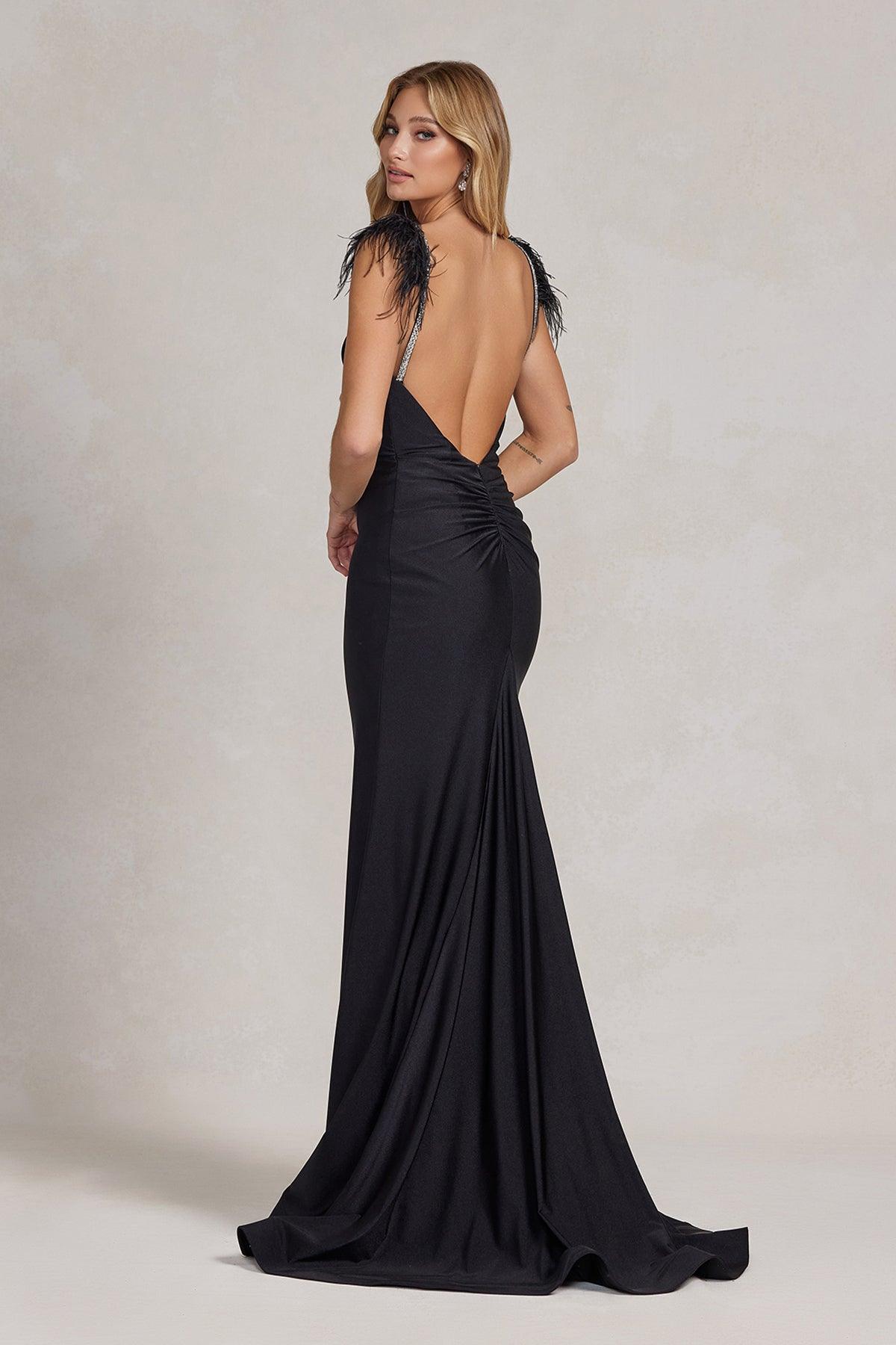 Nox Anabel T1138 Prom Long Formal Mermaid Gown Black