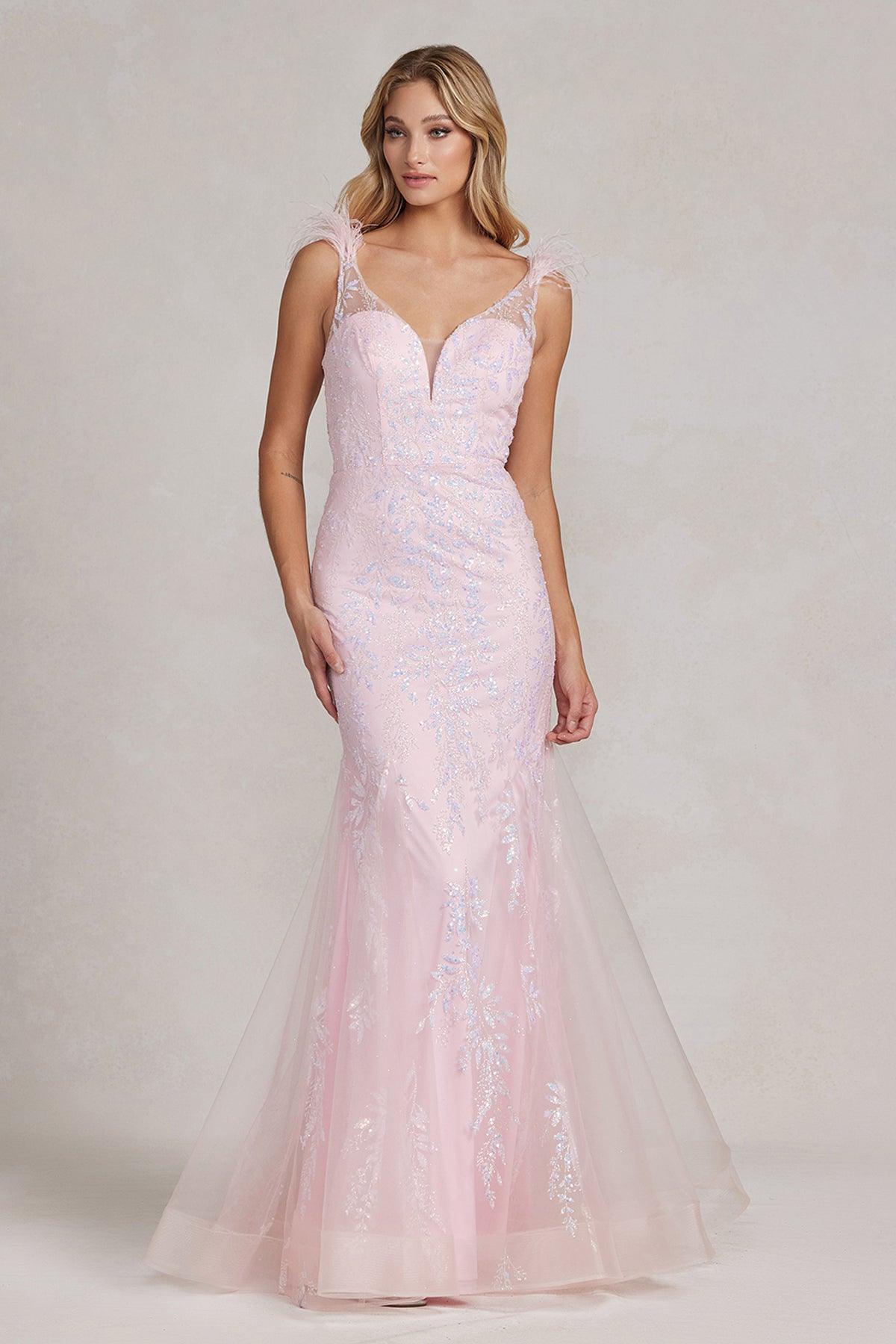 Nox Anabel T1208 Long Sleeveless Formal Mermaid Prom Gown  Blue