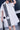 Cocktail Dresses Short Sleeve Greek Pattern Button Down Dress White