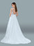 Wedding Dresses Long Sleeveless Wedding Gown White