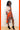 Cocktail Dresses Long Sleeve Button Down Hi Low Belt Dress Orange