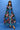 Formal Dresses Long Sleeve V Neck Printed Wrap Belt Button Down Dress  Multi