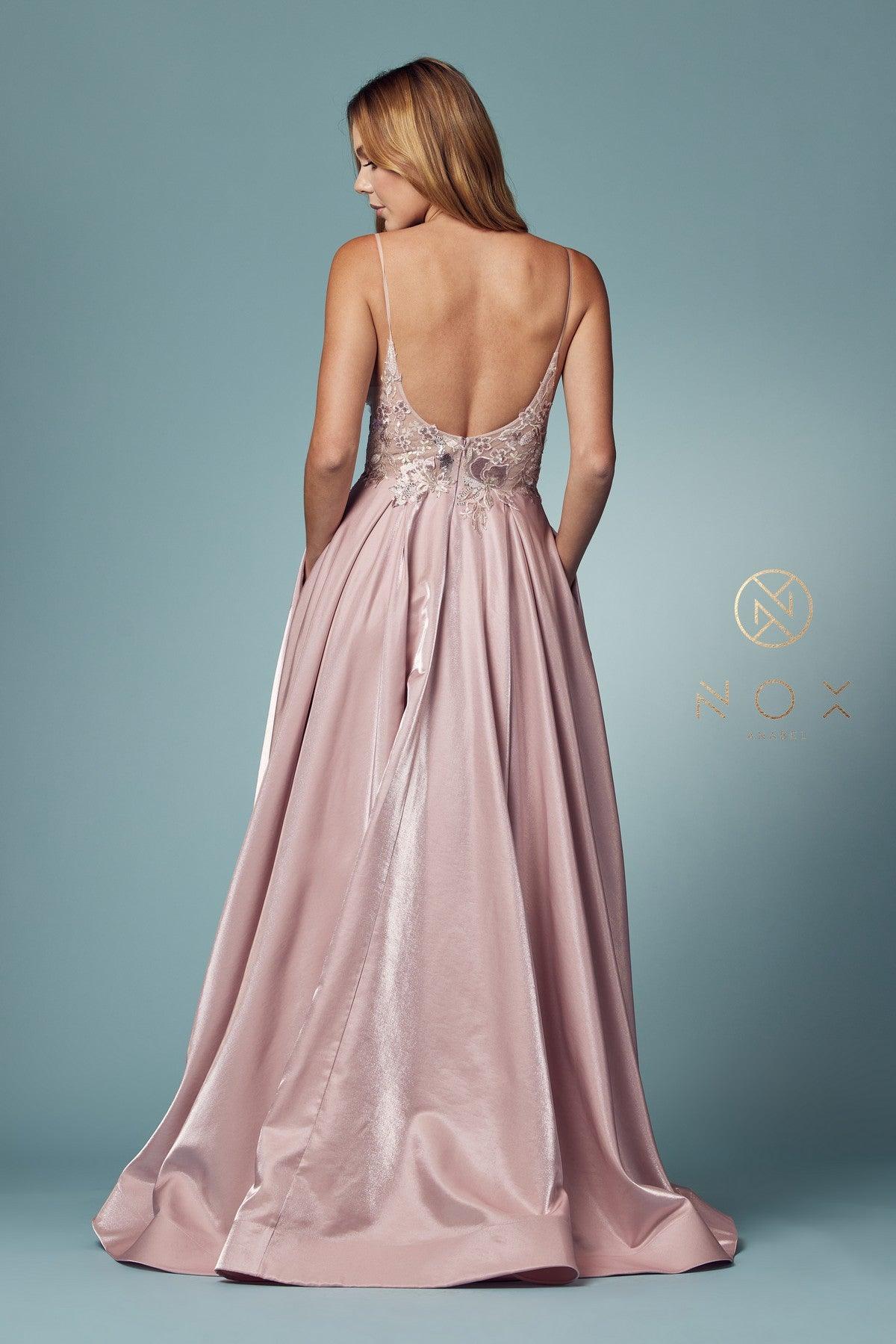 A-Line Sexy Long Prom Dress
