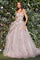 Andrea & Leo A1021 Strapless Tulle Ball Gown Pale Mauve 3