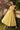 Andrea & Leo A1055 Strapless Tea Length Dress Yellow