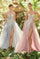 Andrea & Leo A1089 Strapless Prom Tulle Dress Paris-Blue Blush-Mauve