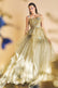 Greenery Andrea & Leo A1113 Spaghetti Strap A Line Ball Gown for $580.0 – The Dress Outlet