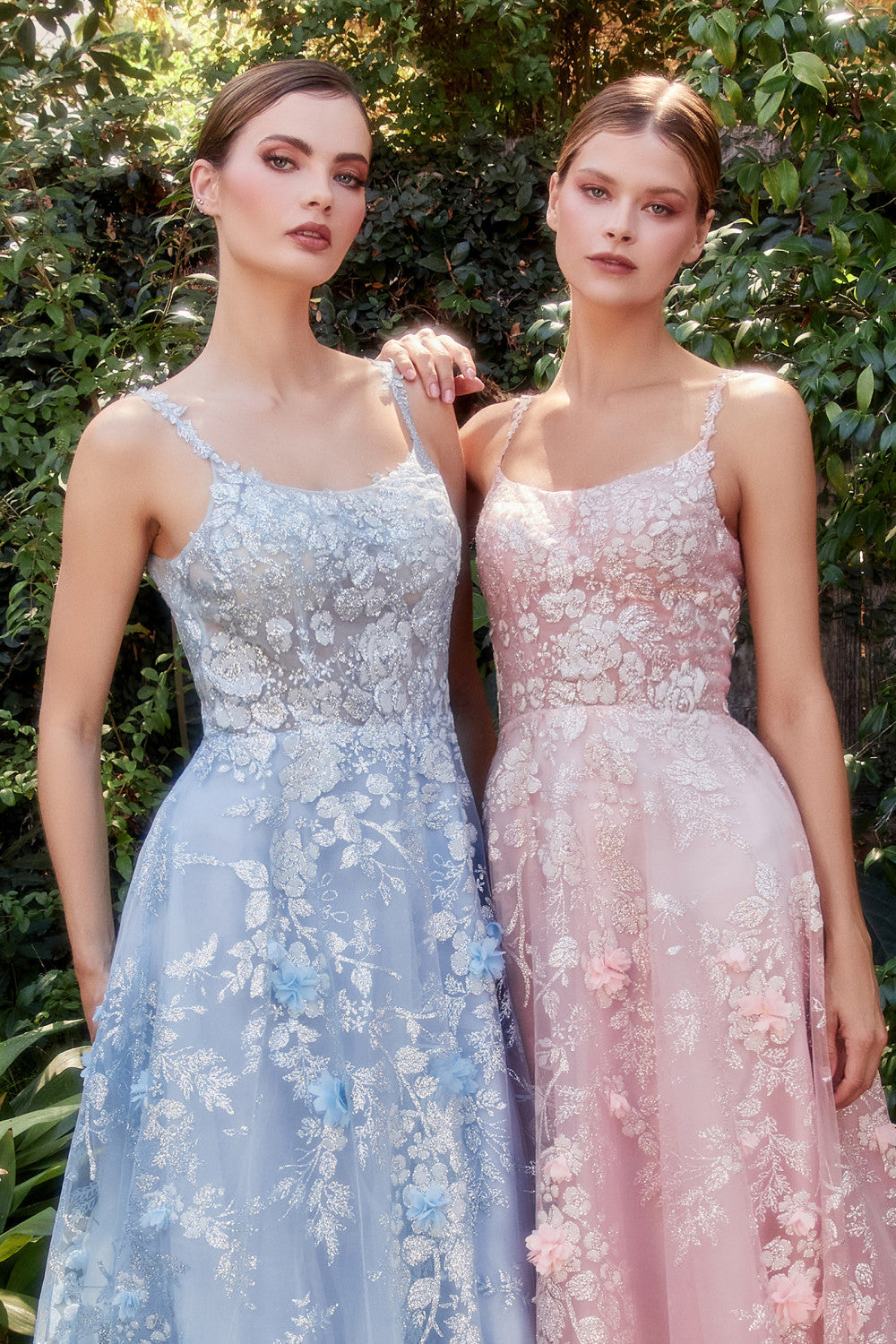 Andrea & Leo A1124 Long A-Line Spaghetti StrapsProm Dress