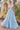 Andrea & Leo A1125 Spaghetti Strap Prom Dress Blue