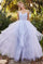 Andrea & Le  A1152 Spaghetti Strap Ruffle Gown_Blue 1