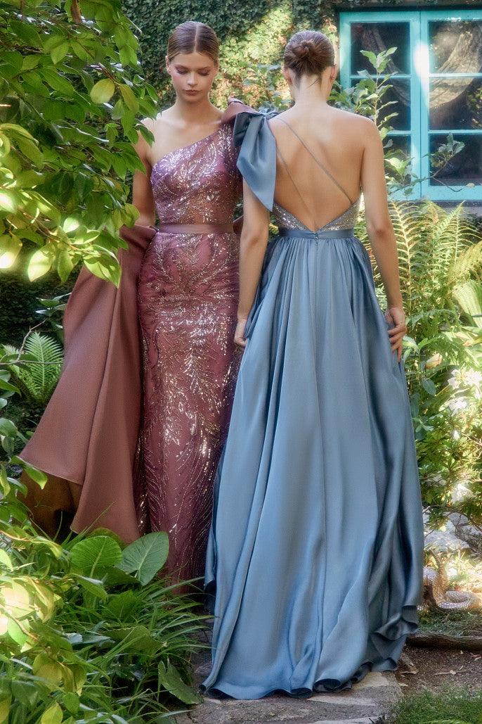 Rosewood Andrea & Leo A1161 One Shoulder Embellish Prom Gown for $519. ...
