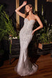 Pearl Andrea & Leo A1184 Strapless Pearl Mermaid Prom Gown for $780.0 – The Dress Outlet