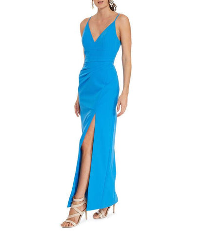 Adrianna Papell Formal Pleated Long Gown AP1E20908 - The Dress Outlet