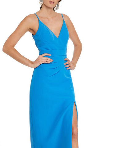 Adrianna Papell Formal Pleated Long Gown AP1E20908 - The Dress Outlet