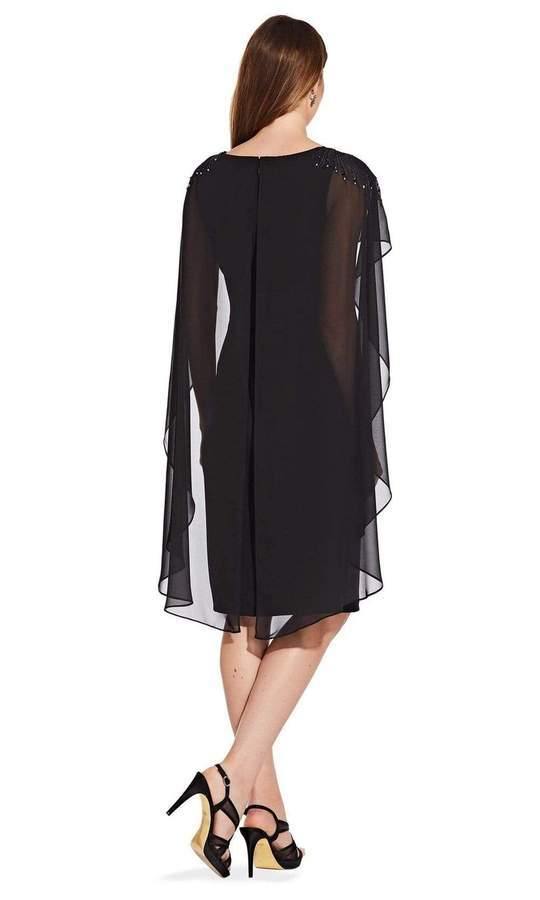 Adrianna Papell  Knee Length Beaded Dress AP1E206417 - The Dress Outlet