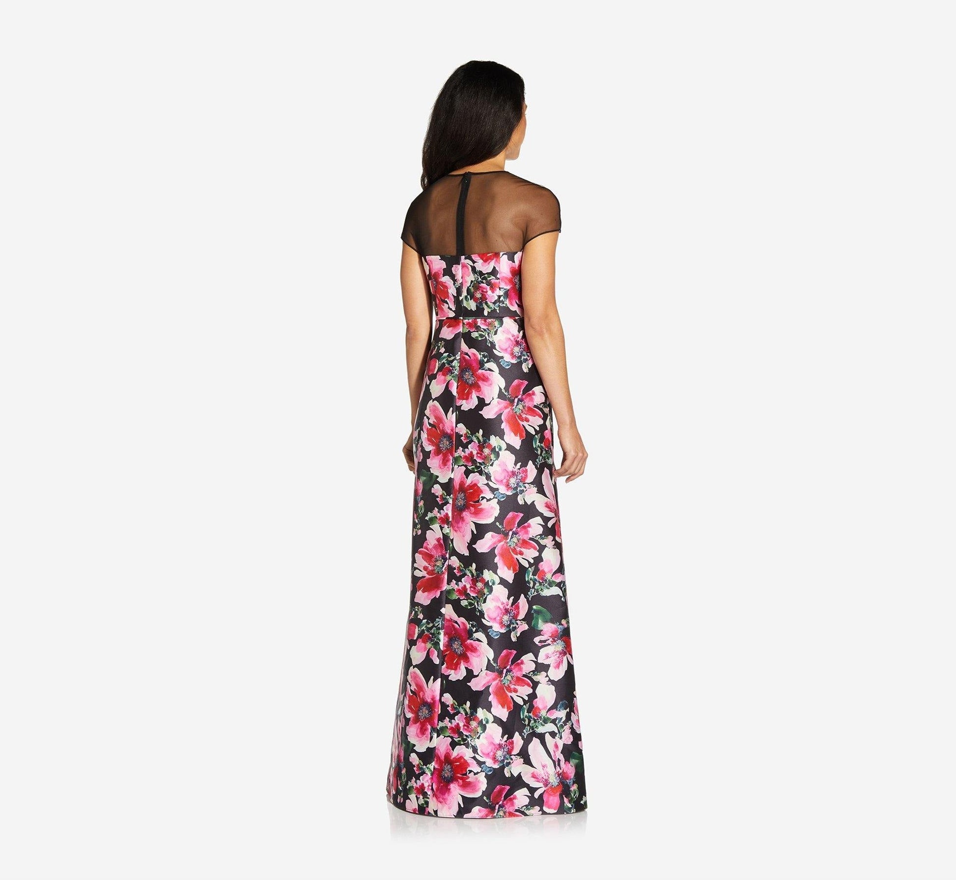 Adrianna Papell AP1E207836 Long Floral Formal Dress