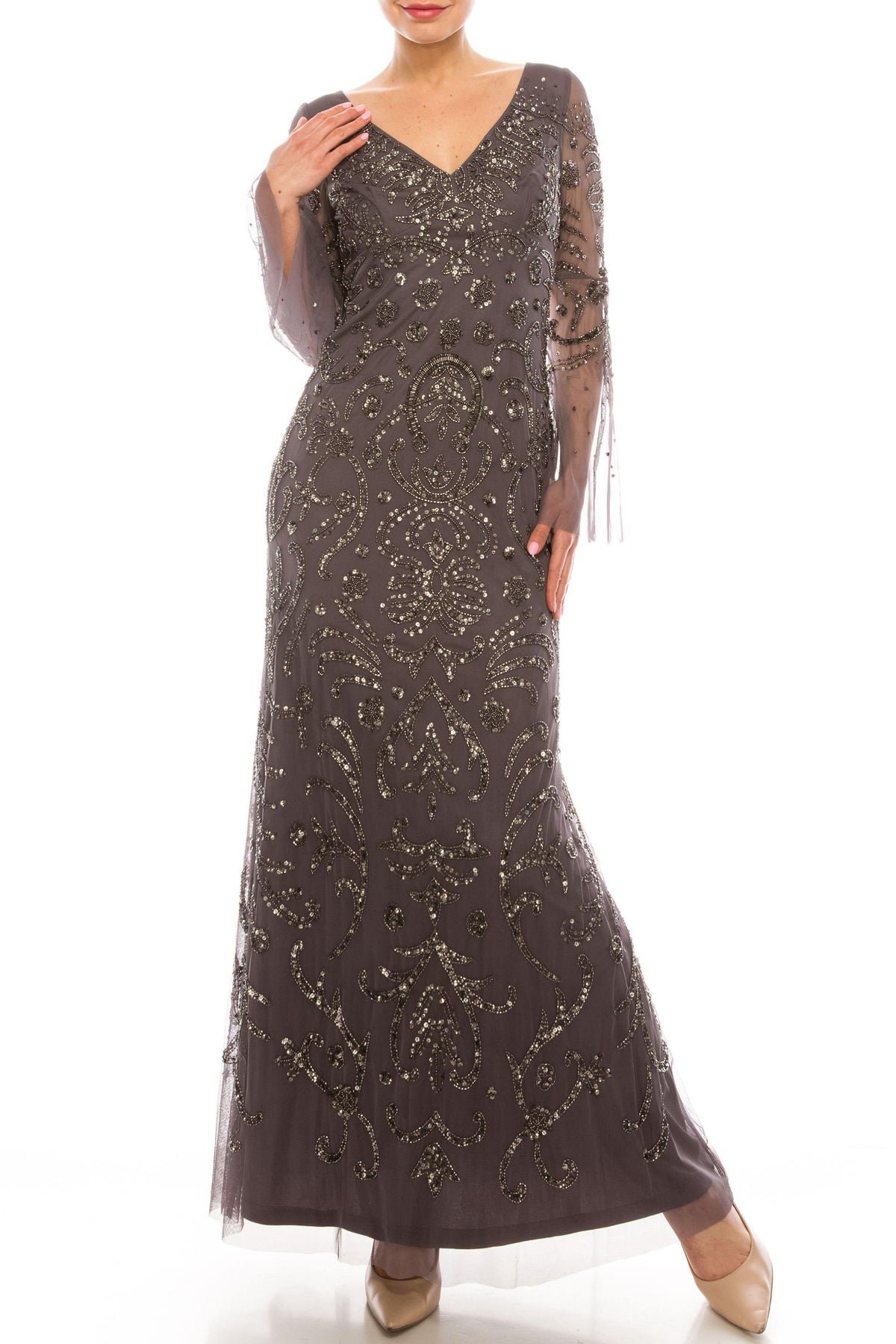 Adrianna Papell | Beaded & Evening Gowns The Dress Outlet Adrianna Papell | Beaded & Evening Gowns The Dress Outlet
