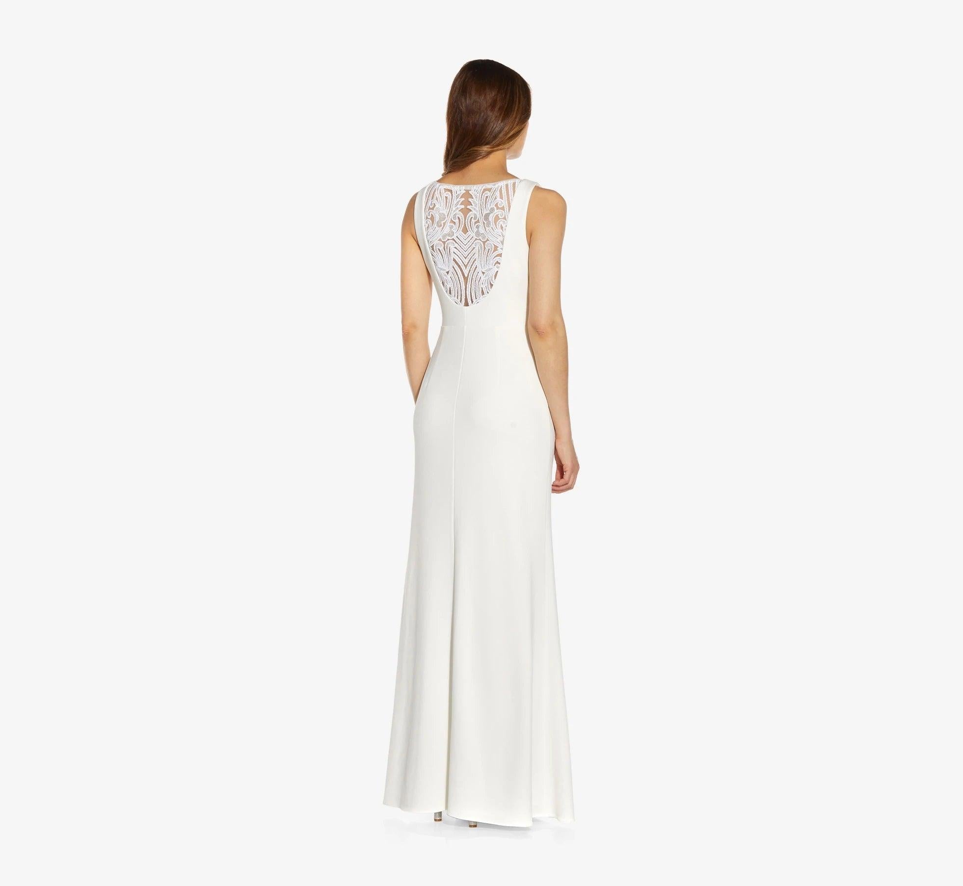 Adrianna Papell Long Formal Beaded Gown  AP1E209034 - The Dress Outlet