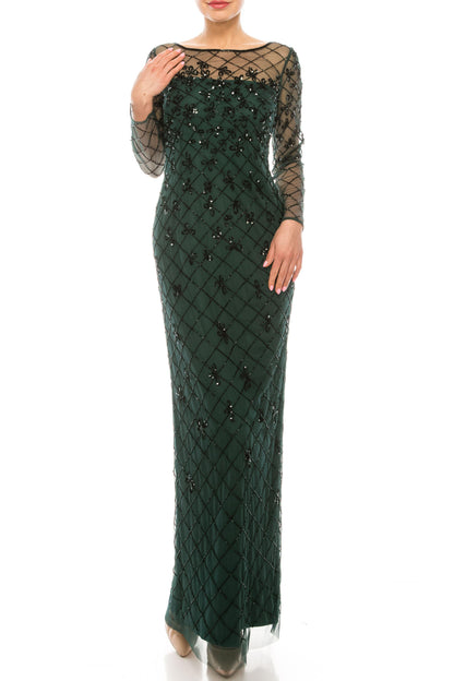 Adrianna Papell Long Formal Evening Gown AP1E206544 - The Dress Outlet