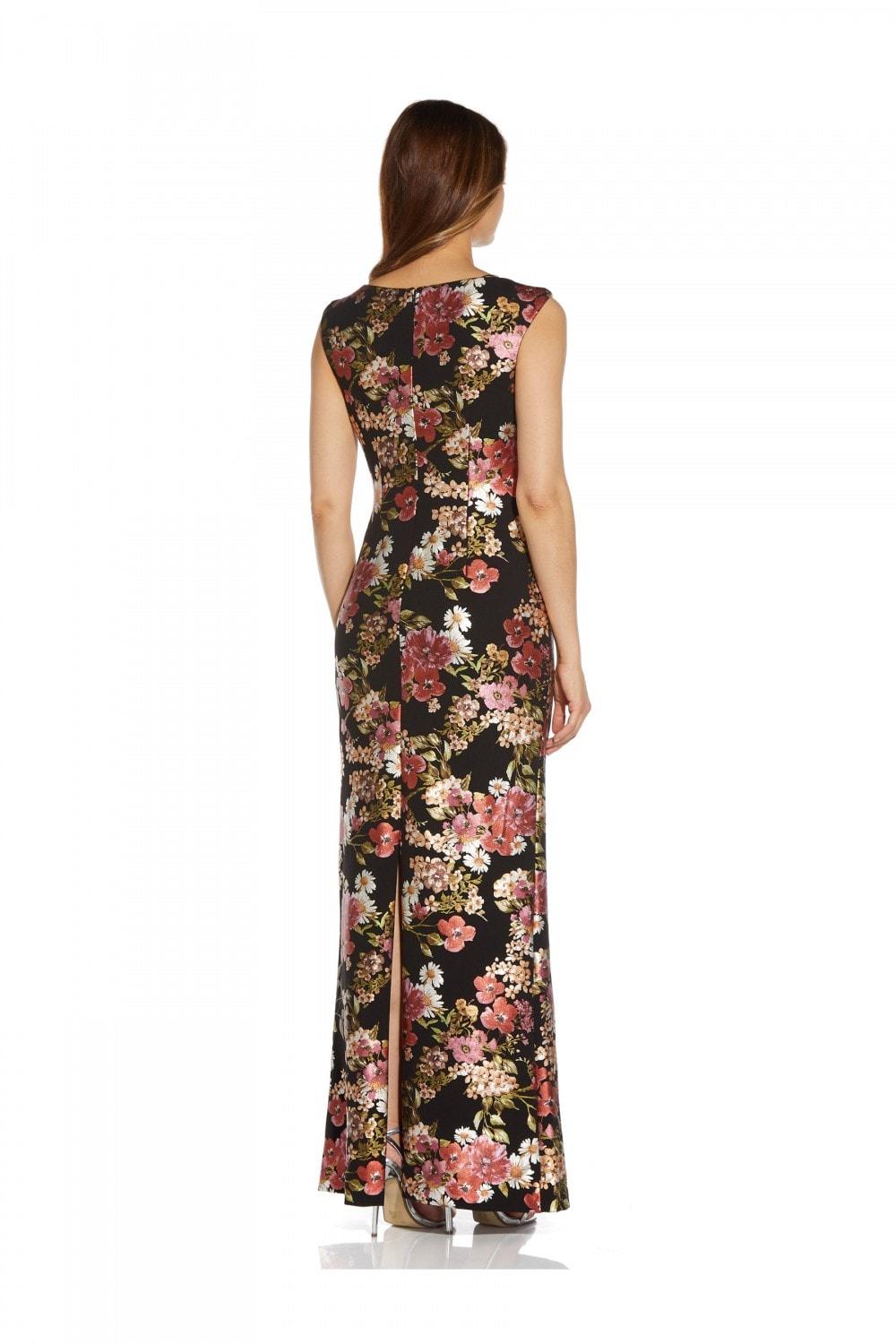 Adrianna Papell AP1E209185 Long Formal Floral Dress
