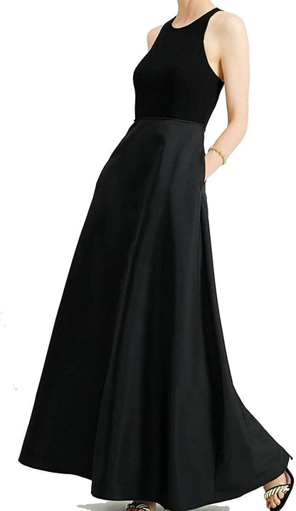 Adrianna Papell Long Formal Halter Dress AP1E206591 - The Dress Outlet