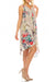 Adrianna Papell Multi Floral Printed Layered Dress - The Dress Outlet