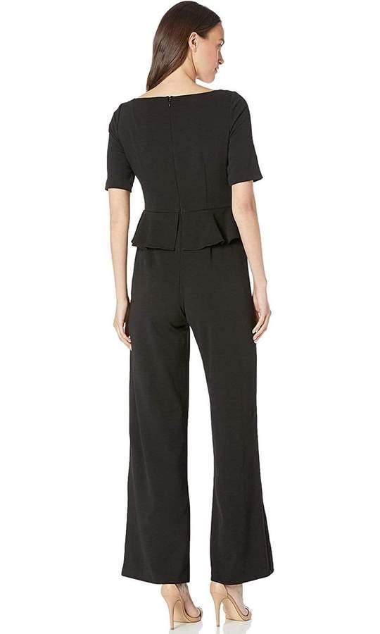 Adrianna Papell  Short Sleeve Jumpsuit AP1E205587 - The Dress Outlet
