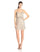 Adrianna Papell Short Spaghetti Strap Blouson Cocktail Dress - The Dress Outlet Adrianna Papell