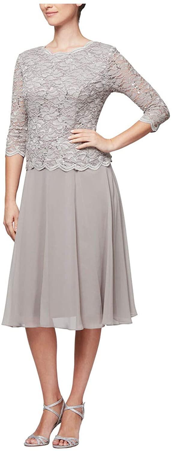 Navy Alex Evenings AE1121796 Short Mother of the Bride Dress for $44.99 ...