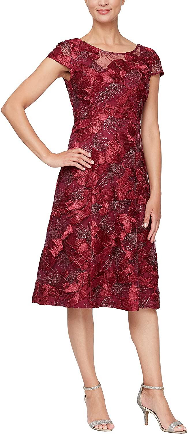 Alex Evenings Formal Short Dress 81122331 - The Dress Outlet