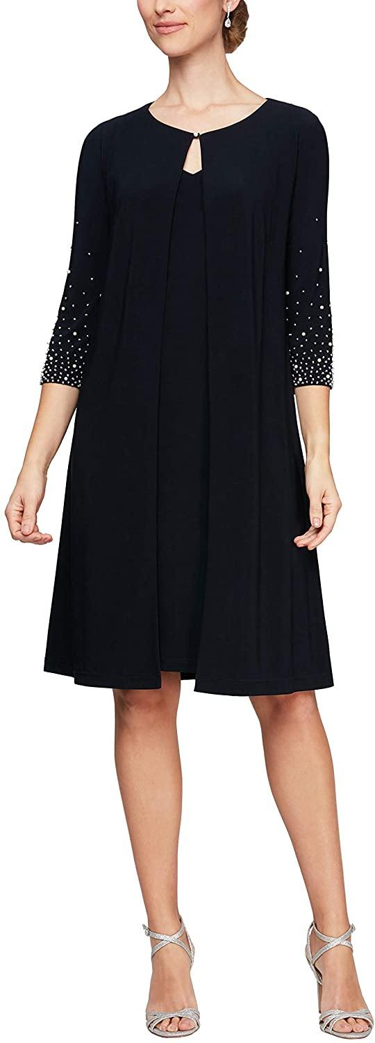 Alex Evenings Formal Short Dress 81351519 - The Dress Outlet