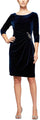 Alex Evenings Formal Short Velvet Dress 1915265 - The Dress Outlet