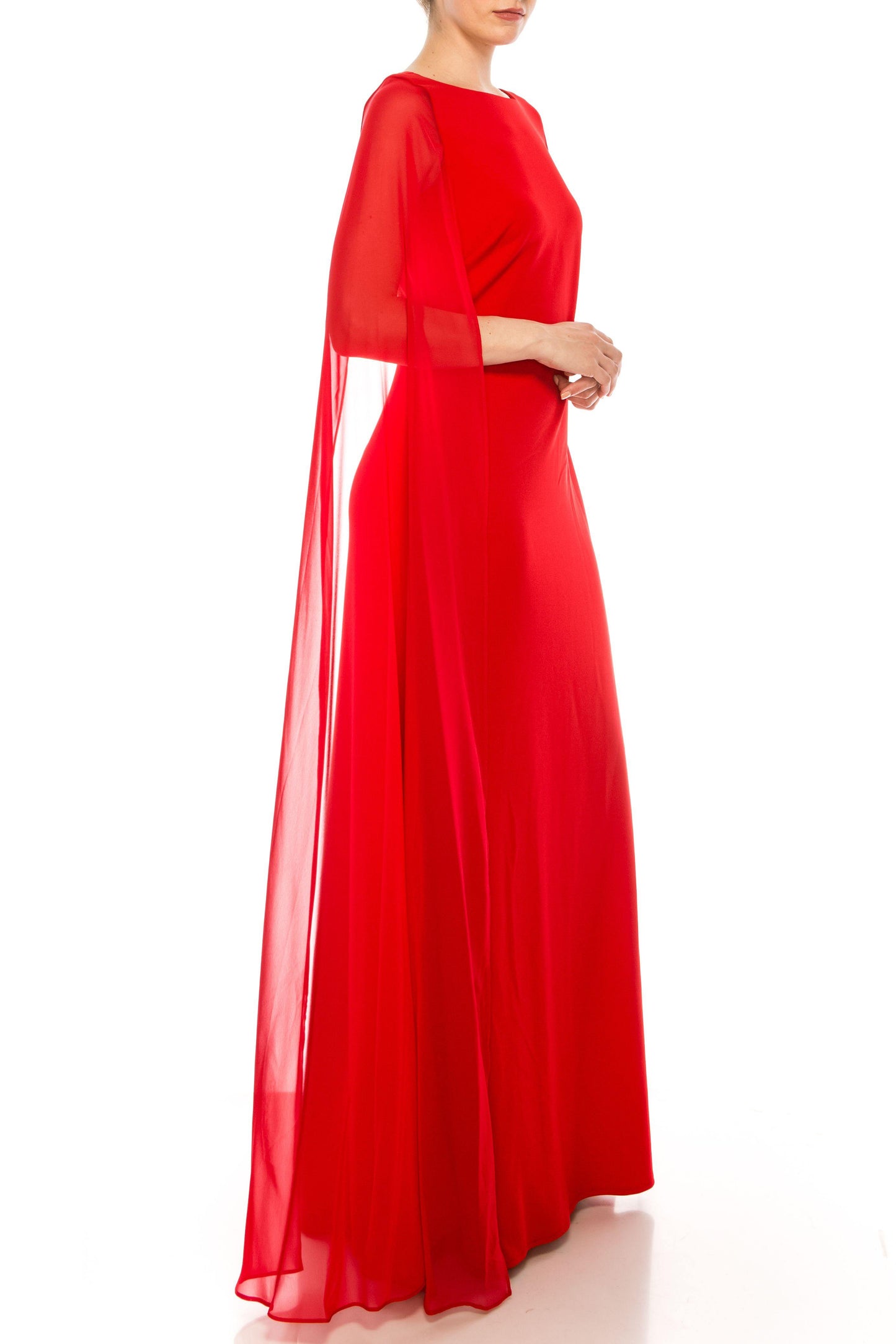 Alex Evenings Long Formal Chiffon Dress 8160255 - The Dress Outlet