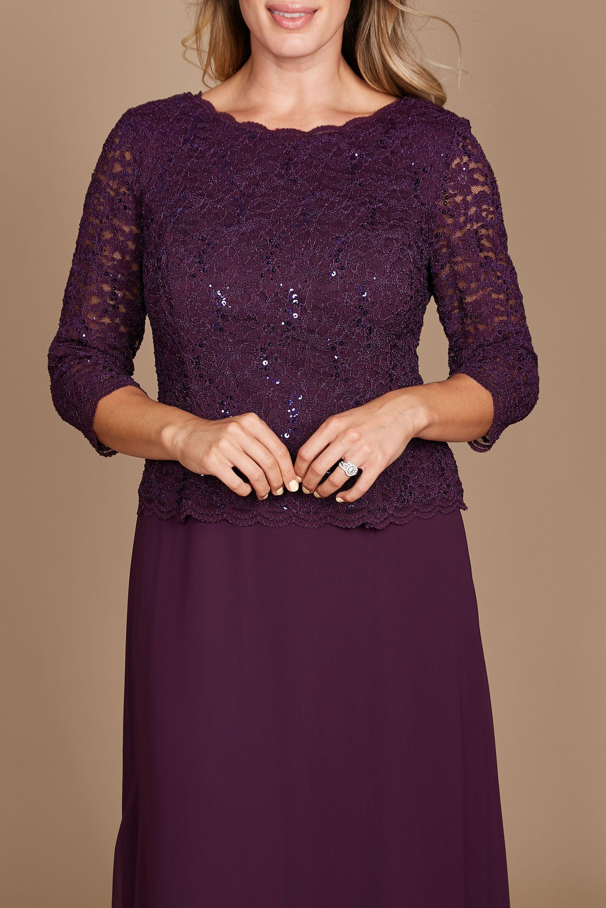 Alex Evenings AE412318 Long Formal Dress