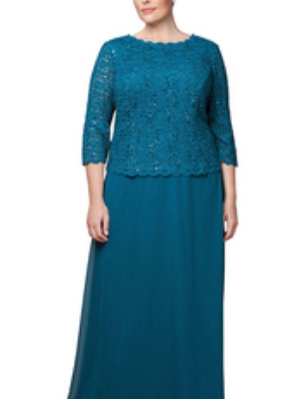 Alex Evenings AE412318 Long Formal Dress