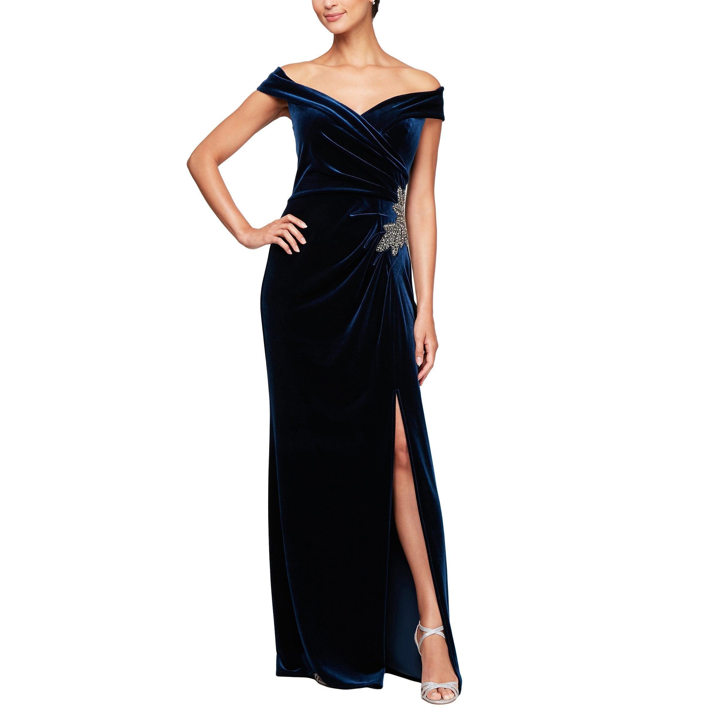 Alex Evenings Long Formal Dress 81917705 - The Dress Outlet