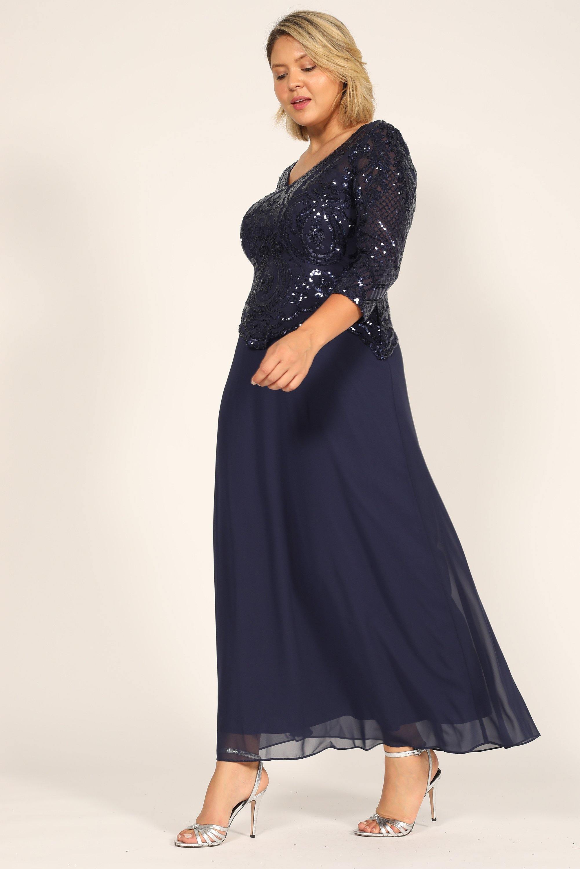 Alex Evenings AE8196770 Long Formal Dress | The Dress Outlet Alex Evenings AE8196770 Long Formal Dress | The Dress Outlet