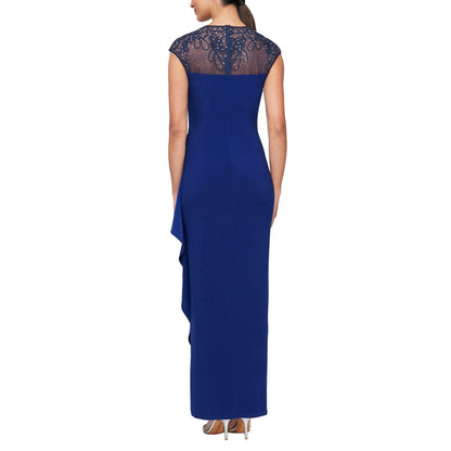 Alex Evenings Long Formal Fitted Dress 81351585 - The Dress Outlet