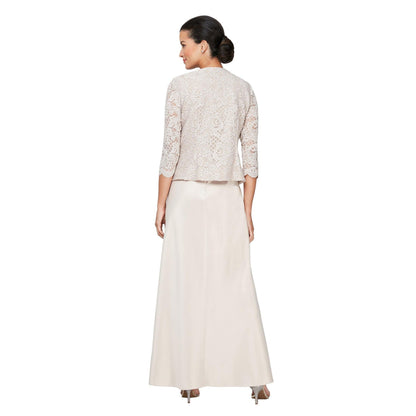 Alex Evenings Long Formal Jacket Dress 81122326 - The Dress Outlet