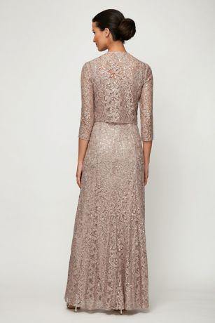 Alex Evenings Long Mother of the Bride Dress 1122012 - The Dress Outlet