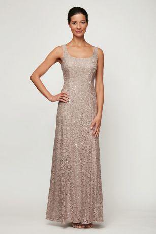 Alex Evenings Long Mother of the Bride Dress 1122012 - The Dress Outlet