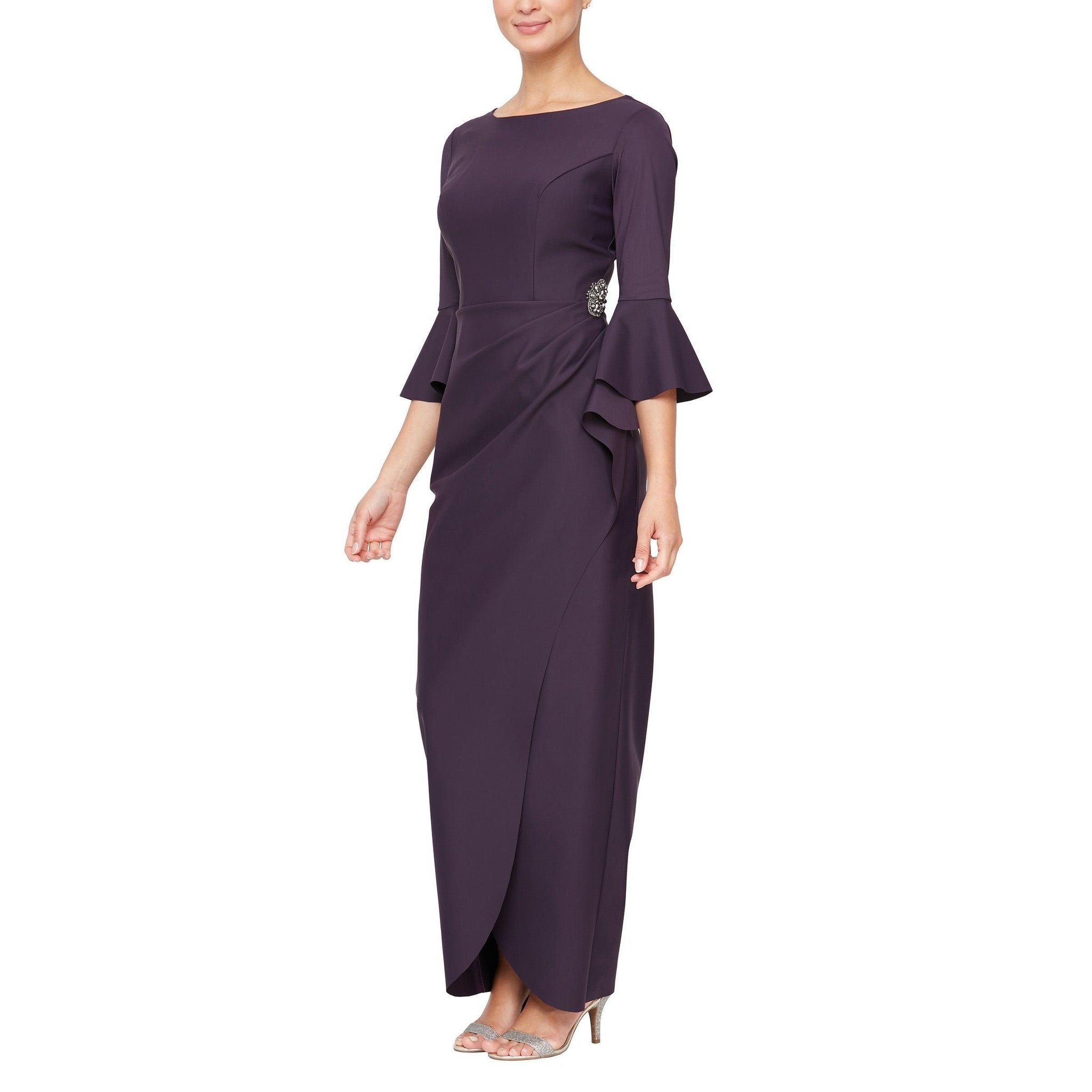 Aubergine Alex Evenings AE8134271 Long Mother of the Bride Dress for $289.99 – The Dress Outlet