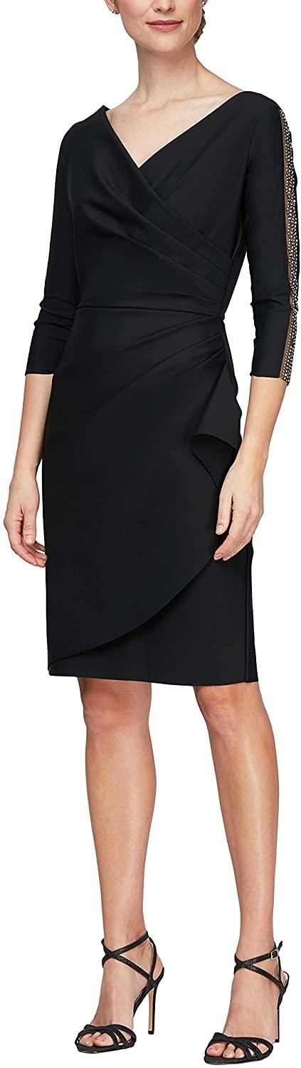 Cocktail Dresses Long Sleeve Cocktail Dress Black