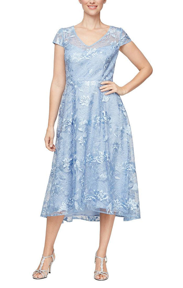 Alex Evenings AEJ1171218 Midi Length Formal Dress