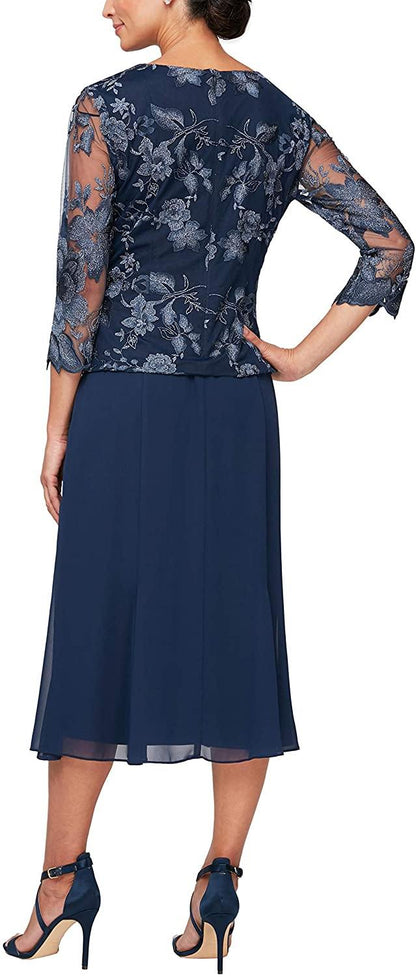 Alex Evenings Mother of the Bride Dress 84122421 - The Dress Outlet